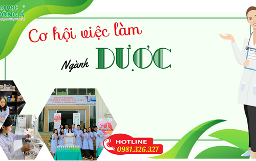 Cơ hội việc làm ngành Dược tại Đại học Đông Á